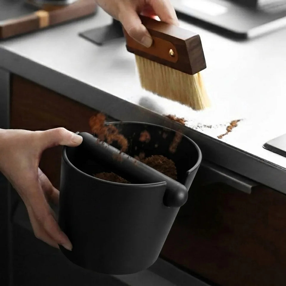 Coffee Knock Box Espresso Grounds ContainerDump Bin Bucket Anti Slip Powder BeveledResidue Barista Accessories Maker Tools