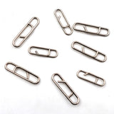 MNFT 50Pcs Powerful Stainless Steel Fast Link Clip Snap Fishing Tackle Quick Change Lead Links Clips Interlock Accessories