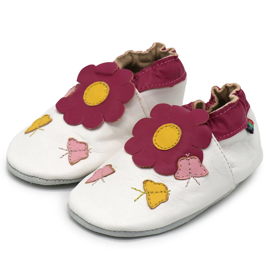002Carozoo Girl Boy Shoes Soft Sheepskin Leather Shoes Skid-Proof Soft Soled Shoes Baby First Walkers Shoe Fit 0-24 Monther