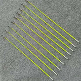 5pcs 40cm Fishing Rod Tip Retractable Carbon Fiber Fiberglass Fishing Pole with Top Ring Boat/Raft Rod Tip Spare Tail Fiberglass