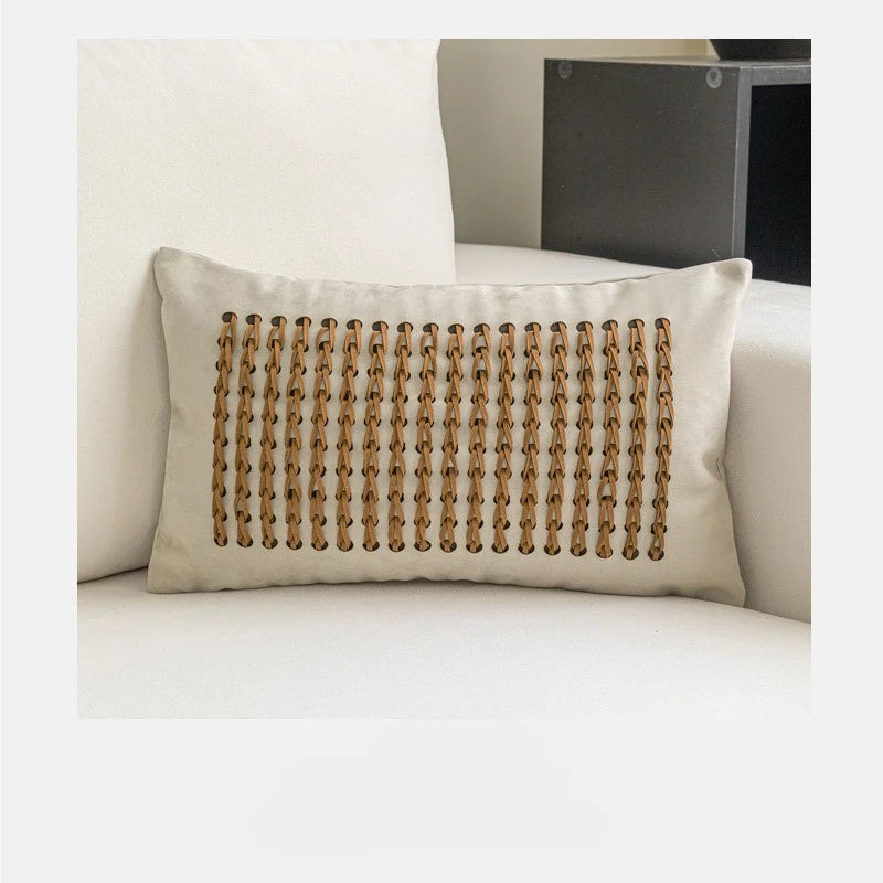 30X50/45X45/50X50CM Luxury Throw Pillow Cover Rice Coffee Stamping Waist Cushion Cover Decor Home Decorative Pillowcase