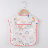 Baby Apron Bibs Toddler Long Sleeve Scarf Waterproof Art Smock Feeding Bib Infant Boys Girls Kid Burp Cloth Bandana New Arrivals