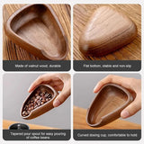 Wooden Coffee Bean Dosing Cup Spray Bottle Anti-Static Coffee Bean Spray Measuring Tray Tea Leaves Barista Set for Coffee Lovers
