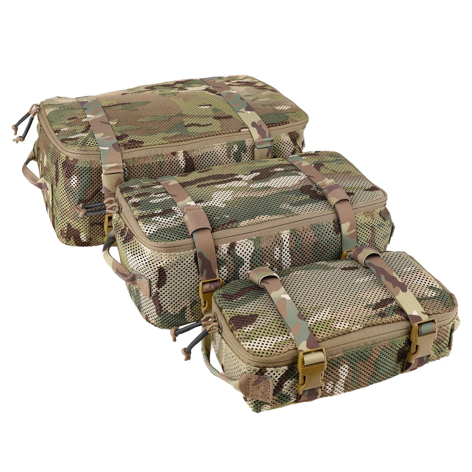 KRYDEX Tactical Modular Pouch Set Outdoor Backpack Organizer Travel Suitcase Packing Cubes Hunting Gear