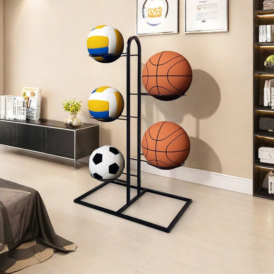 Indoor Children Basketball Storage Rack Put Ball Football Storage Basket Placed Rack Kindergarten Volleyball Stand Holder Space
