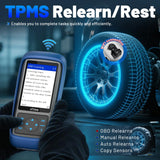 XTOOL TP150 WiFi TPMS Diagnostic Tool Program TS100 Sensor Read/Clear DTCs OBD2 TPMS Activate & Relearn All Sensors Free Update