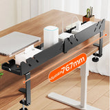 New No Punching Under Table Storage Rack Metal Cable Management Tray Standing Desk Organizer Cord Management Storage Accessories