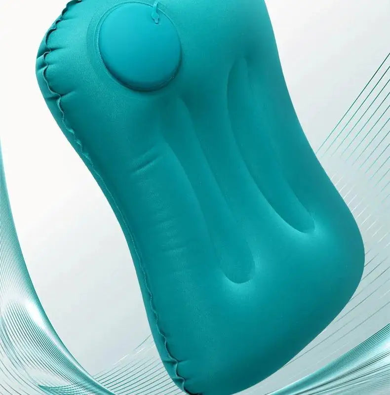 Camping Inflatable Pillow Portable Ultralight Travel Hiking Air Sleeping Pillow for Neck and Lumbar Support