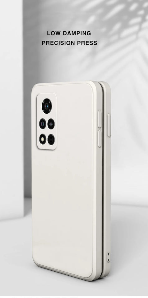 Luxury Original Phone Case for Xiaomi Mi 10T Pro Soft Square Liquid Silicone Camera Protection Covers Xiaomi Mi10T Pro Fundas