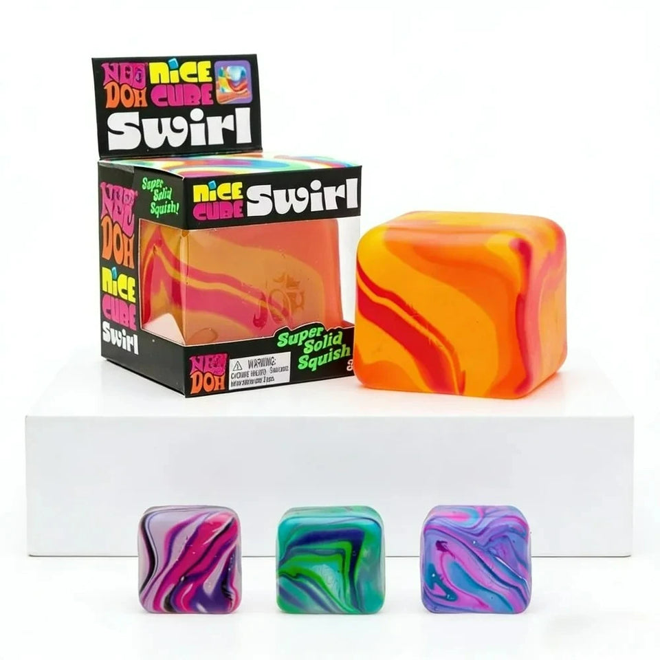 2026 NeeDo# Nice Cube Sensory Squeeze Toy with Super Solid Squish Stress Relief Anxiety Sensory Tool - 2.17" Cube New