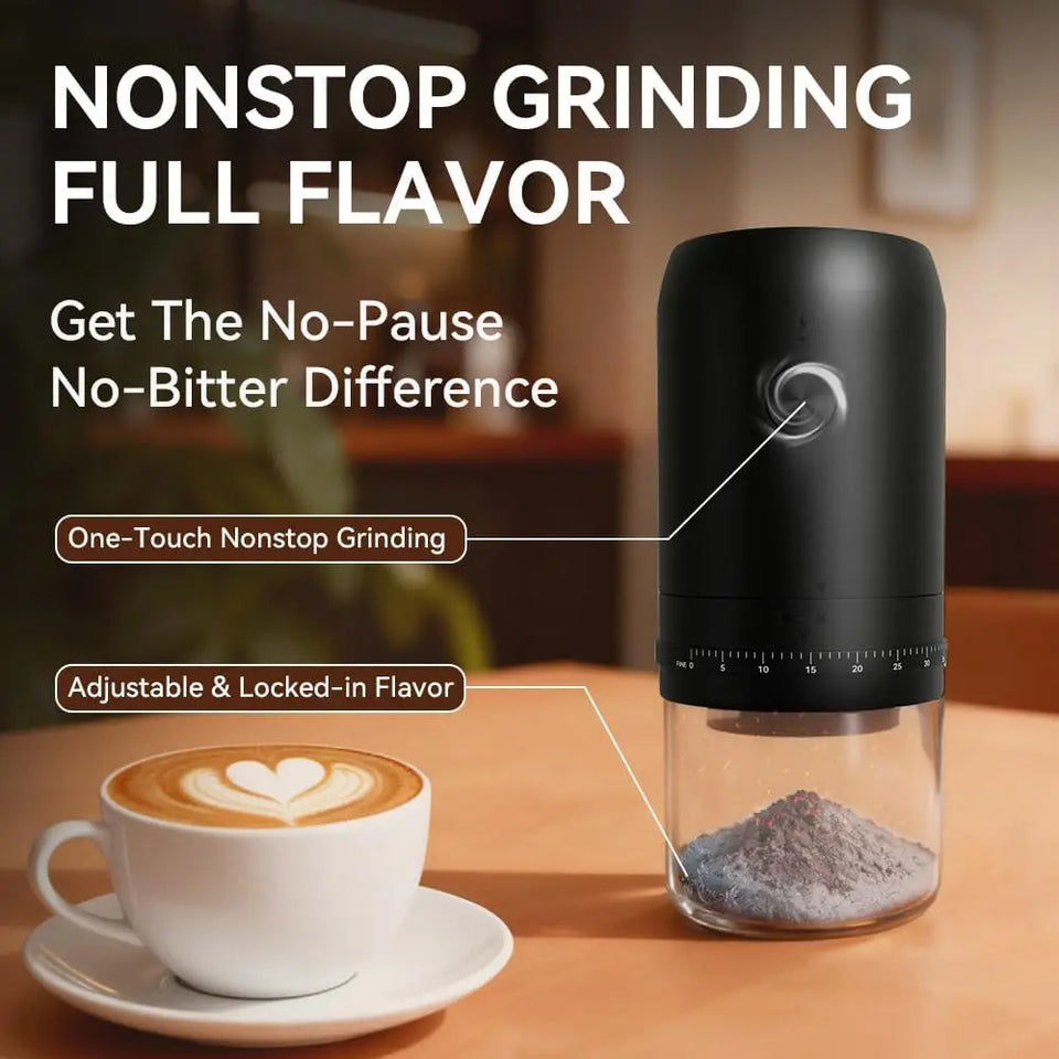 Portable Coffee Grinder Electric USB Rechargeable Home Outdoor Blenders Profession Adjustable Coffee Beans Grinding for Kitchen