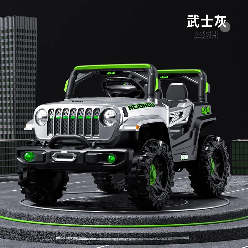12V 7AH Big Battery Electric Car for Kids - Four-Wheel Remote Control 4WD Off-Road Ride-On Vehicle Quality Children's Transport
