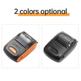 Receipt Printer Portable 58mm Mobile Thermal Printer Wireless BT Mini Bill Ticket Printing Printer with 1pcs Thermal Paper Rolls