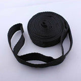 Correias De Poliéster Reforçado Para Acampamento AO Ar Livre Black Hammock Straps 5 Ring Alta Carga-rolamento Farpado 2pcs