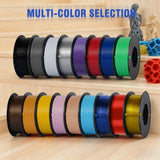 KINGROON 5KG(11LBS) PLA PETG HS-PLA HS-PETG Filament 1.75mm High Speed 3D Printer Material Matte PLA 1kg*5 Roll Mix Color New