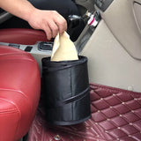 Car Garbage Bag Car Trash Can Portable Garbage Bin Foldable Pop-up Waterproof Bag Waste Basket Car Interior Accessories