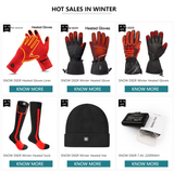 Waterproof Snowboard Cycling Motorcycle Bicycle Skiing Winter Gloves Crab Finger Style Heating Hand Warm Electric Thermal Gloves