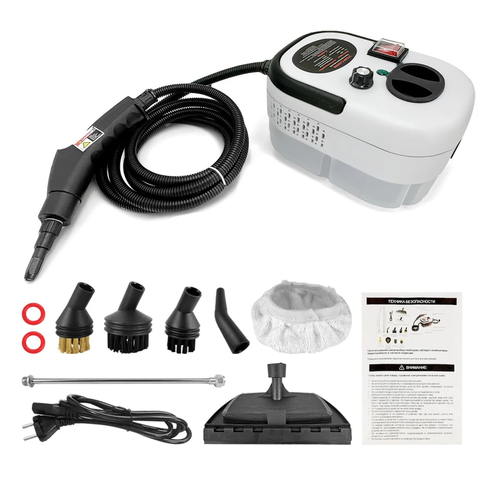 Steam Cleaner High Temperature Sterilization Air Conditioning Kitchen Hood Car Steaming Cleaner Commercial Household 220VEU Plug