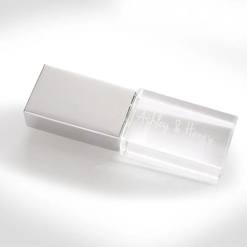 Free Custom LOGO Color Metal Crystal USB2.0/3.0 High-speed Flash Drive 4GB 8GB 16GB 32GB 64GB 128GB