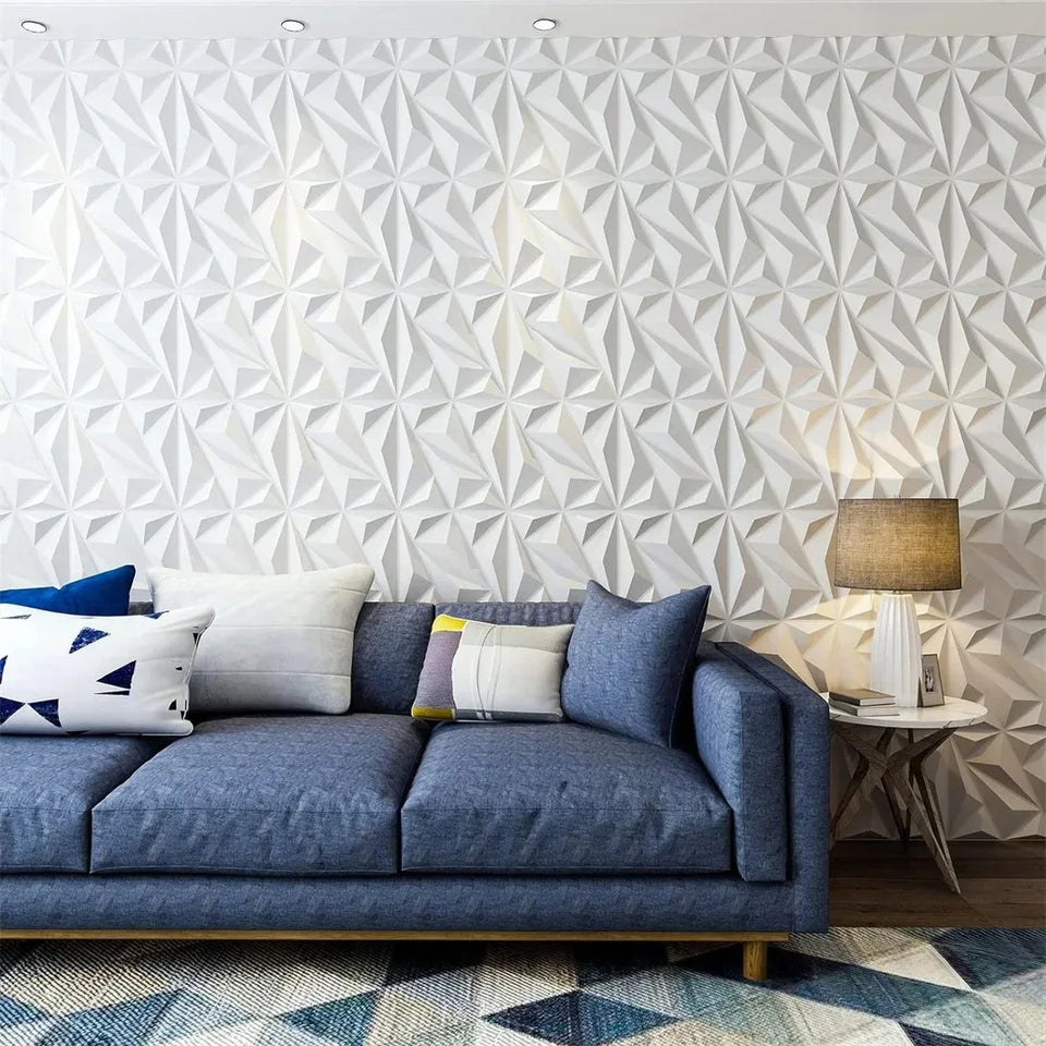 10pcs 30x30cm 3D Art Wall Panel background wall decoration exterior 3D wallpaper suitable for room bathroom ceiling hotel office