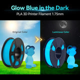 SUNLU PLA Glow in Dark PLA Filament Neatly Wound Luminous 1.75mm 1KG/Roll Fit Most FDM 3D Printer Fast Shipping EU Warehouse