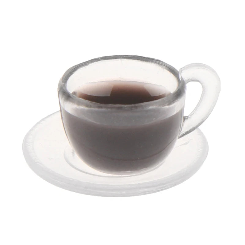 1:12 Dollhouse Miniature Coffee Cup Set Model Doll Toy Accessory