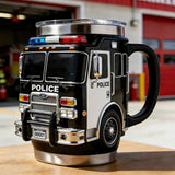 Creative Fire Rescue Mugs Firefighting Coffee Mugs Creative Design Truck Coffee Mug Firefighting Coffee Mugs Tea Cups