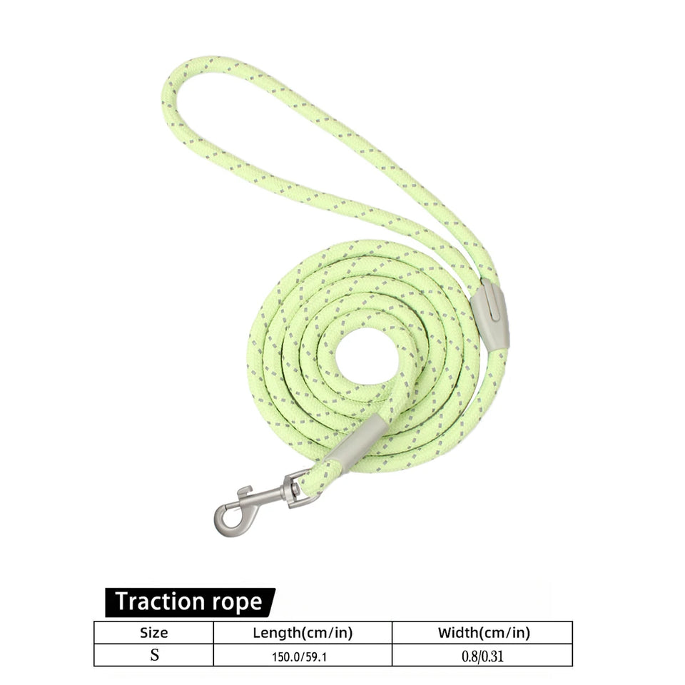 Classic Durable Dog Leashes Medium large Dog Solid Lead Rope Fashion Black Mesh Dog leash Outdoor Walking Training New Arrivals