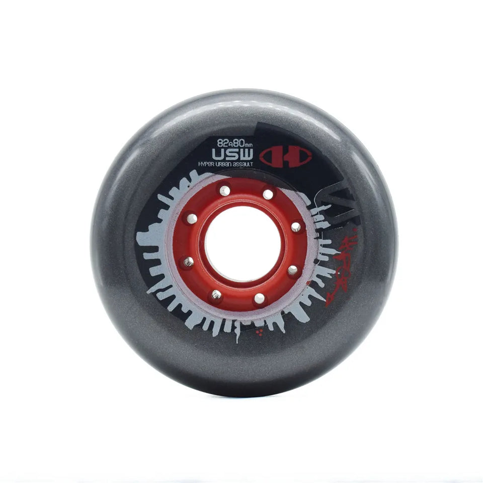 82A Original Hyper USW Slalom FSK Roller Skates Wheel with 80mm Diameter 24mm Thickness Inline Skating Tires 8 pcs/lot