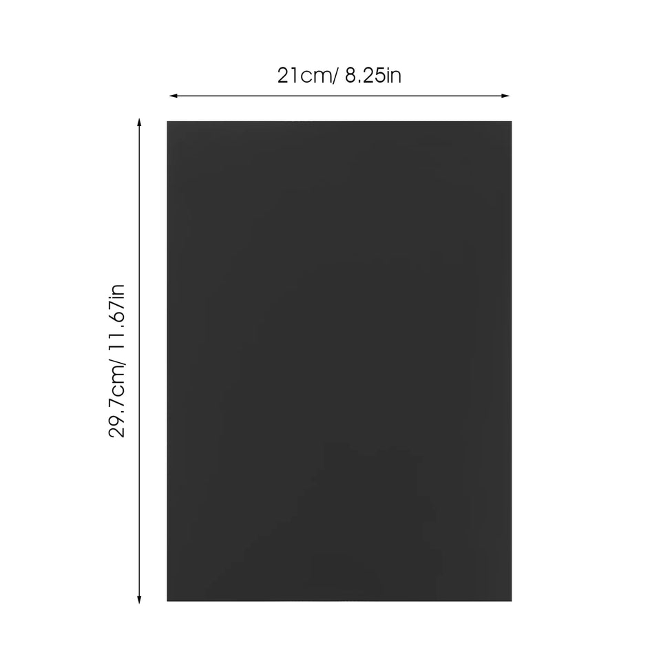 20 Sheets Black Card Paper Handmade DIY Craft Art Card Stock for Painting Origami Black A4 Paper Handmade Craft Papers