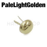 100pcs Metal Two Leg Feet Pierced Rivet Stud Half Ball Round Nail For DIY Leathercraft Bag Cap Shoes Handbag Bottom Protecting
