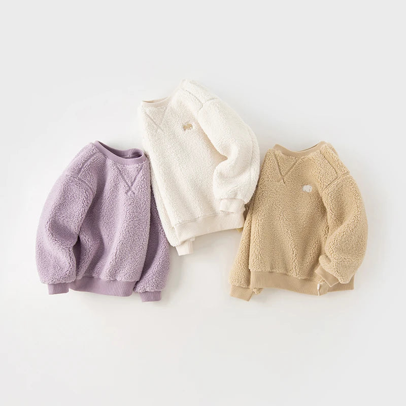 Dave Bella 2023 New Autumn Winter Girls Boys Baby Children Top Sweatshirt Casual Fashion Pullover Gentle Outdoor Party DB4237447