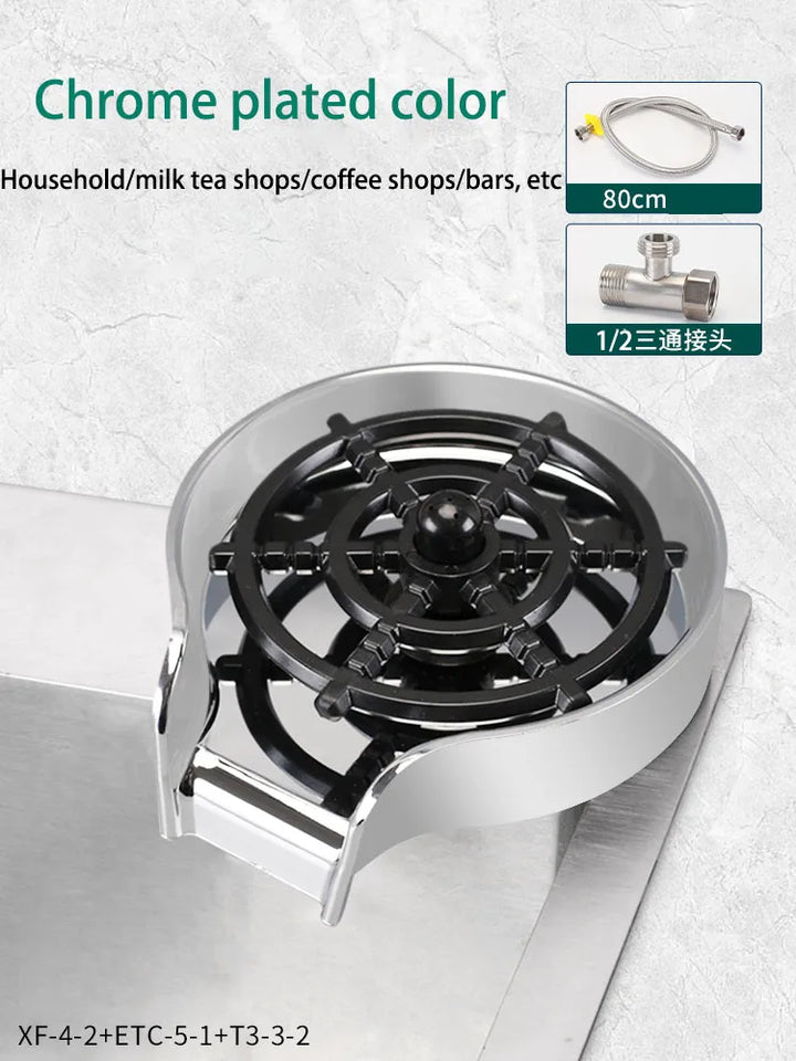 High Pressure Cup Washer, Kitchen Sink, Vegetable Sink, Bar Counter, Commercial Coffee and Milk Tea Shop, Automatic Cup Washer