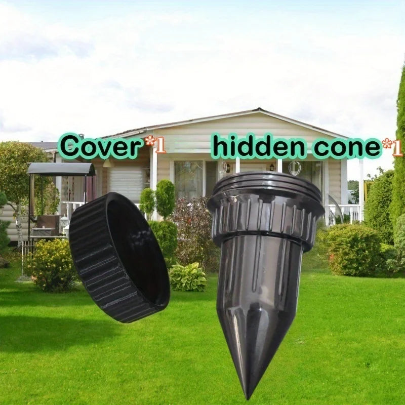 1pc Sprinkler Key Hiding Device - Realistic key hiding device, key anti-theft storage device