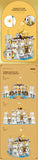 4168PCS Royal Bay Castle Building Blocks Medieval Vintage City Scape Construction Model Bricks Toys Creative Gifts for Children