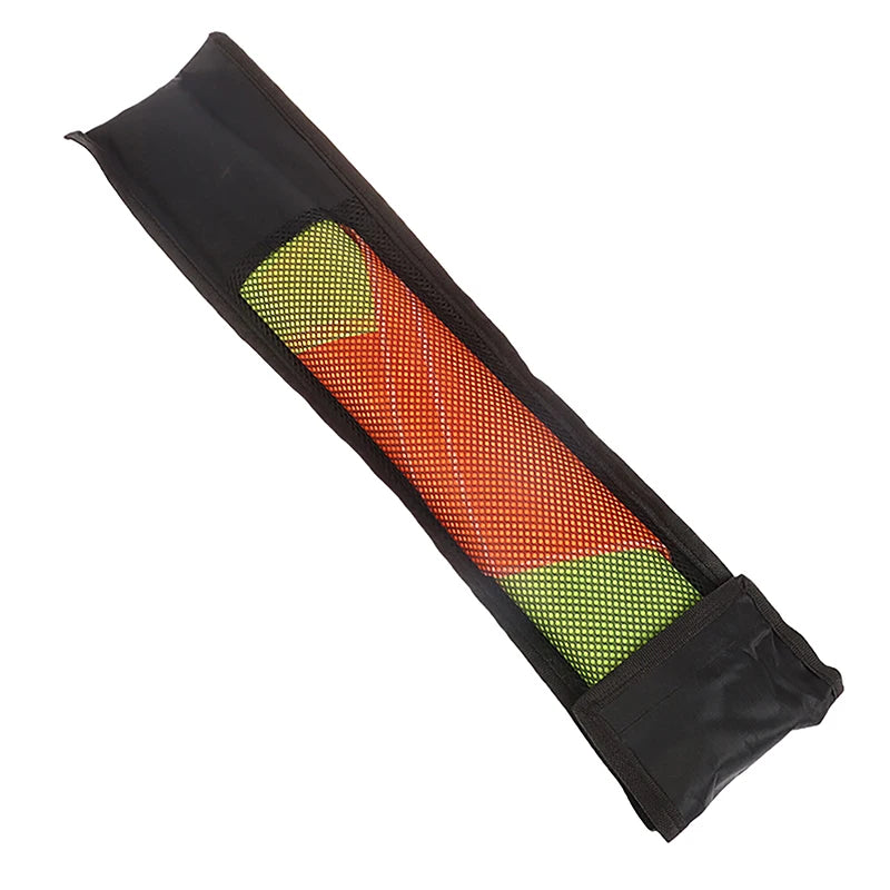2PCS Soccer Training  Referee Flag For Fair Play Sports Match Football Rugby Hockey Training Linesman Flags