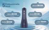 SEJOY Water Flosser Professional For Teeth, Gums, Braces, Dental Care, Electric Power With 5 Settings, 5 Tips For Home Travel