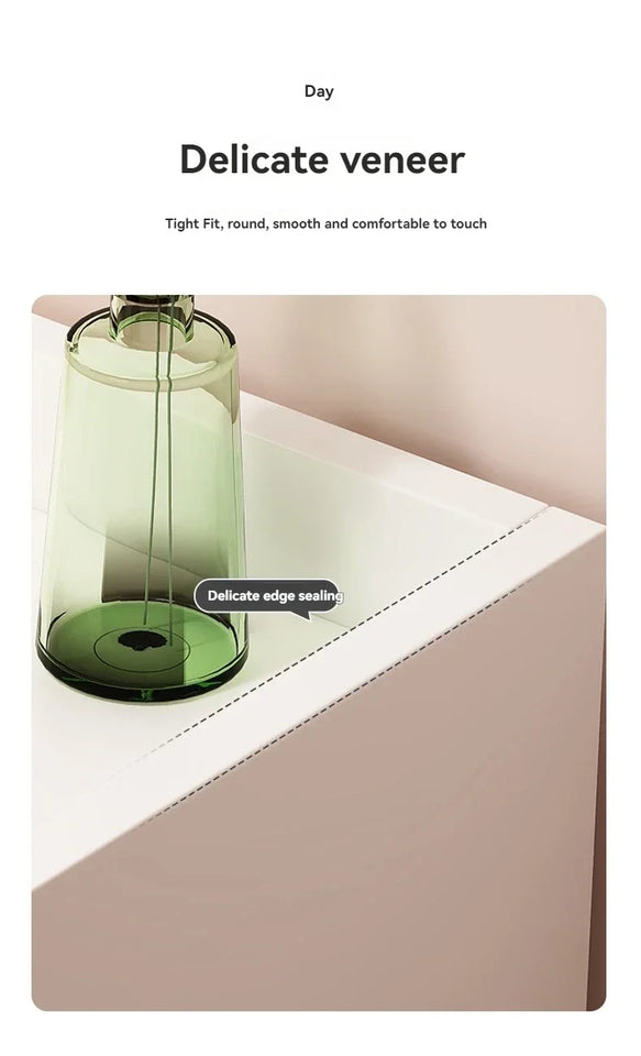 Firm Household Goods Bedside Table Modern Minimalist Bedroom Small Storage Rack Mini Storage Cabinet Bedside Storage Cabinet