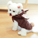 Extra Thick Denim Pet Dog Clothes Breathable French Bulldog Fleece Down Jacket Medium Puppy Clothing Winter York Cat Sweatshirt