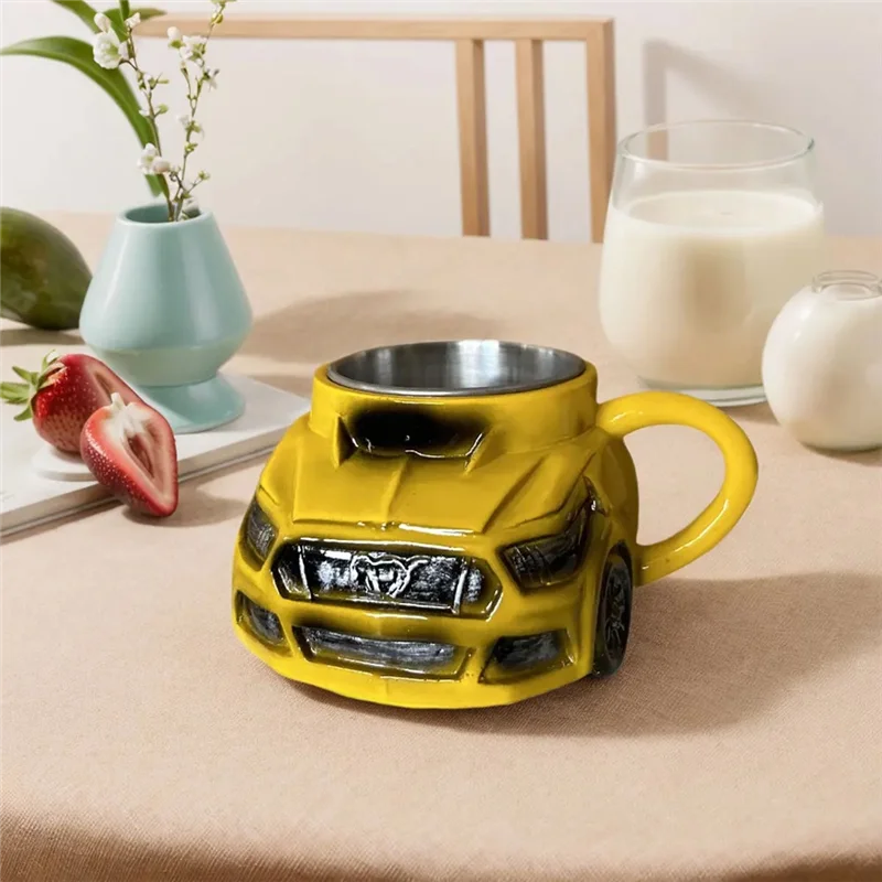 Car Shaped Coffee Mug Interesting Coffee Cup Funny Tea Cup Novelty Drinkware Handcrafted Coffee Cup For Men Car Lovers-Best Sell