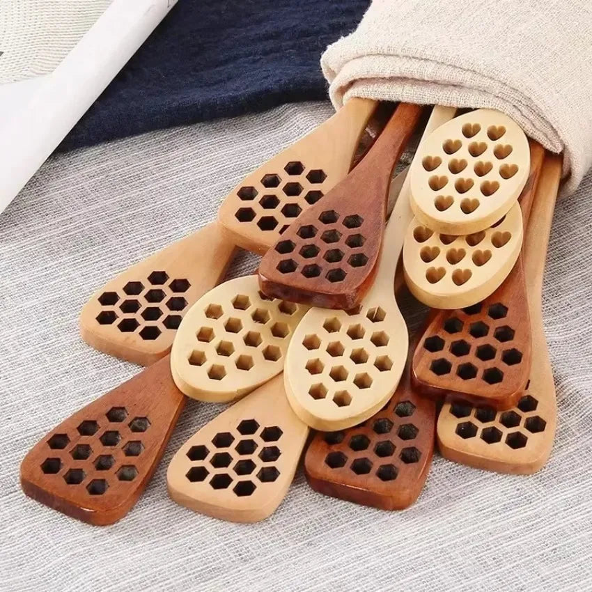 Environmentally Friendly Solid Wood Mixing Spoon Home Kitchen Utensil Spoon Creative Coffee Beverage Honey Mixing Tool Wholesale