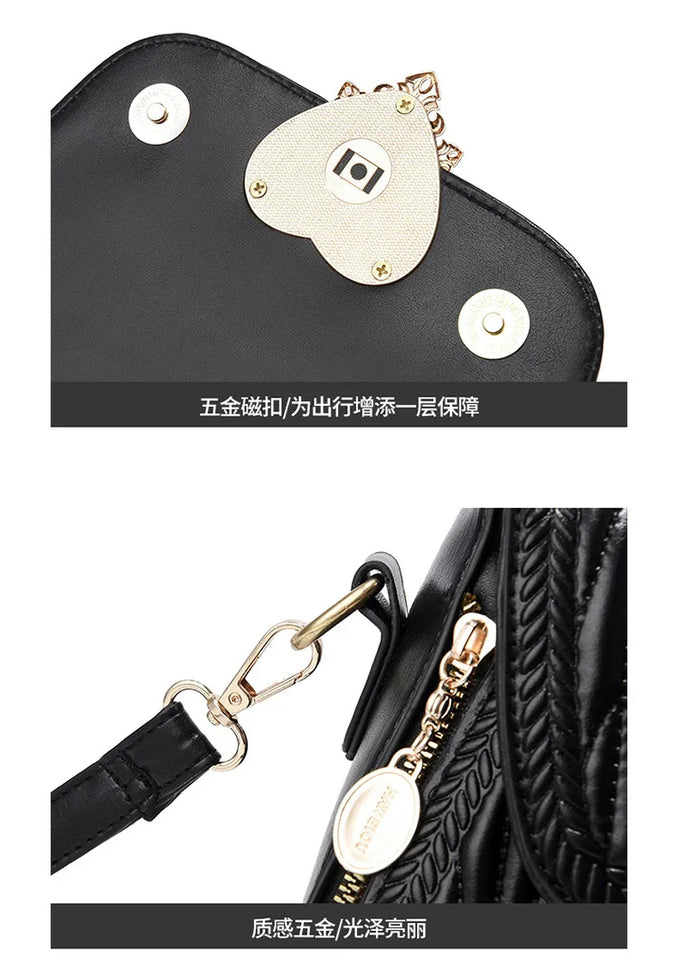 Women's Bag Fashion Lock Shoulder Square Women Handbags Casual Simple Handheld Diagonal Straddle Bag Shopping Messenger Bag