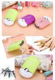 New USB Mini Fan Air Conditioning Blower USB Charging Fan Eyelash Hair Dryer Portable Nail Polish Quick Dry Pocket Cooling Fan