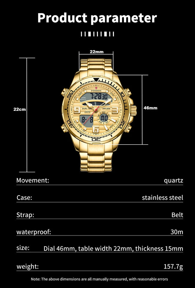 New LIGE Fashion Military Watches for Men Luxury Original Sports Chronograph Watch Waterproof Quartz WristWatch Clock Gift