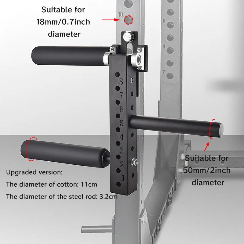 Sitting Leg Extension Device Trainer Leg Muscle Group Trainer Gym Assisted Leg Fitness Equipment Curl Machine Suitable for 16Mm/18Mm/26Mm/1Inch Aperture