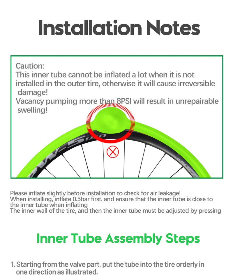 2pcs CYCLAMI Ultralight Bike Inner Tube 26 27.5 29 Inches MTB Bicycle TPU Material Bicycle Tire 45mm French Valve FV Super Light