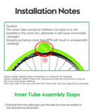 2pcs CYCLAMI Ultralight Bike Inner Tube 26 27.5 29 Inches MTB Bicycle TPU Material Bicycle Tire 45mm French Valve FV Super Light