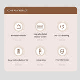 Wireless Electric Portable Espresso Coffee Machine High-capacity For Car & Home Camping Coffee Maker Capsule Powder Travel New