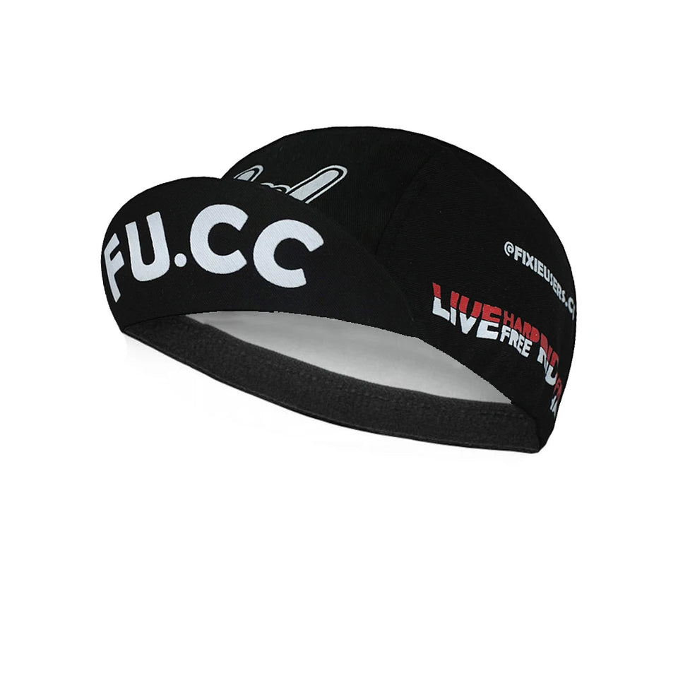 Black Cycling Cap Funny Road Bicycle Hat Cartoon Bike Headwear Men and Women Coffee & Beer Gorra Ciclismo