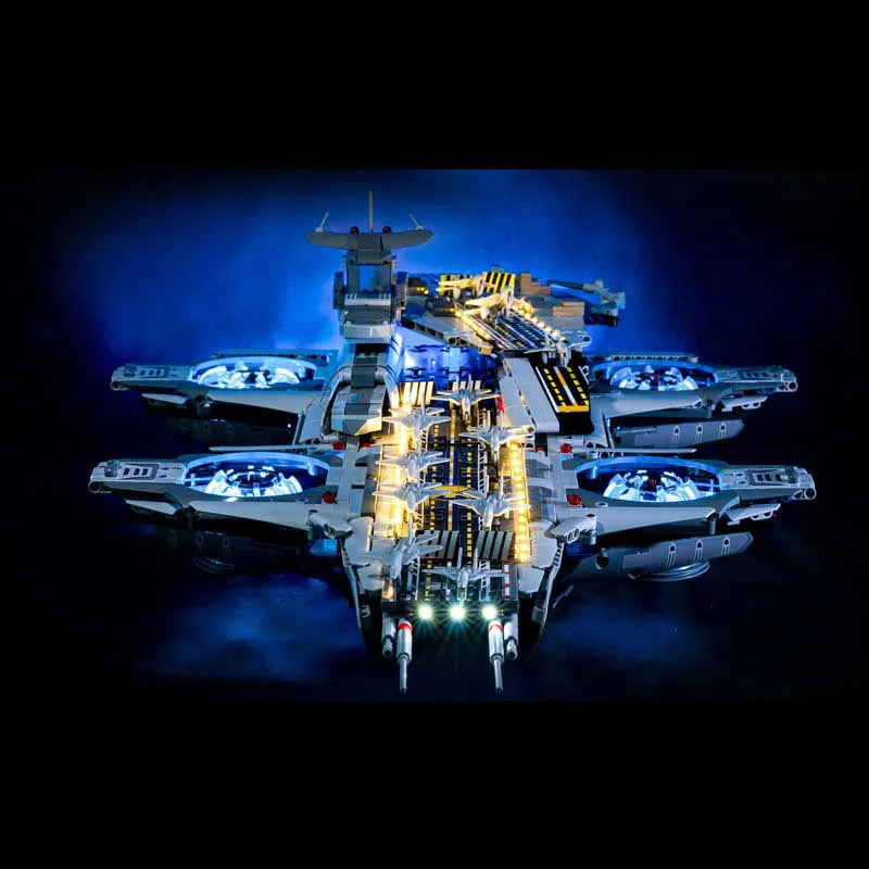New 3385pcs Technical MOC Idea The SHIELD Helicarrier Building Blocks Bricks Model Assembling Toys for Boys Birthday Gift Set